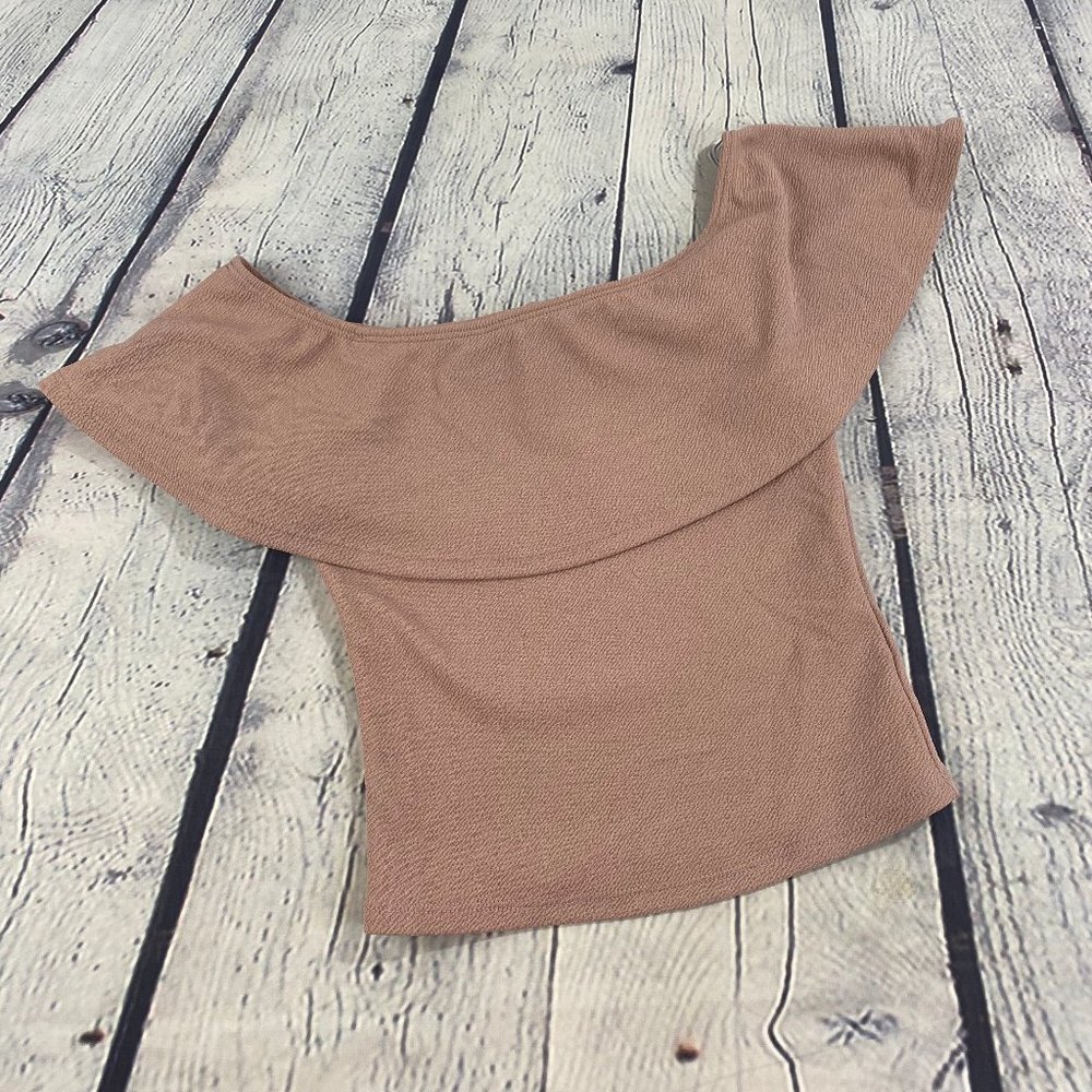 Charlotte Russe Off Shoulder Pink Tank Top